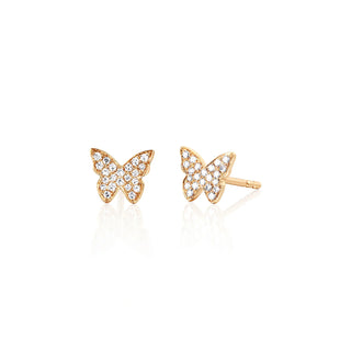 ef collection butterfly earring rose gold
