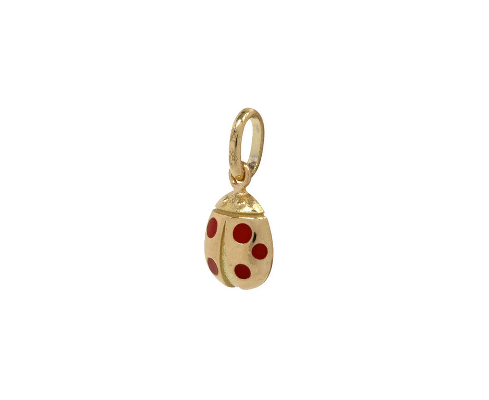 Gigi Clozeau Ladybug Poppy Pendant Yellow Gold