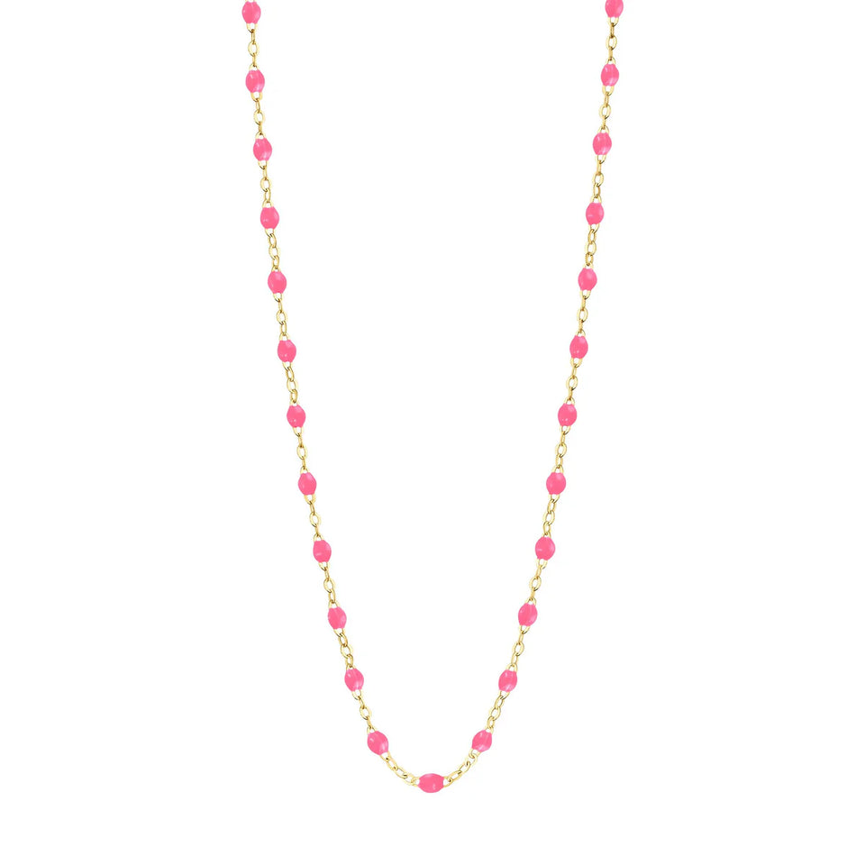 Gigi Clozeau Classic Necklace Pink & Yellow Gold, GIGI NECKLACE, gigi jewelry, gigi pink necklace, gigi clozeau pink necklace, gigi clozeau necklaces, bracelets 