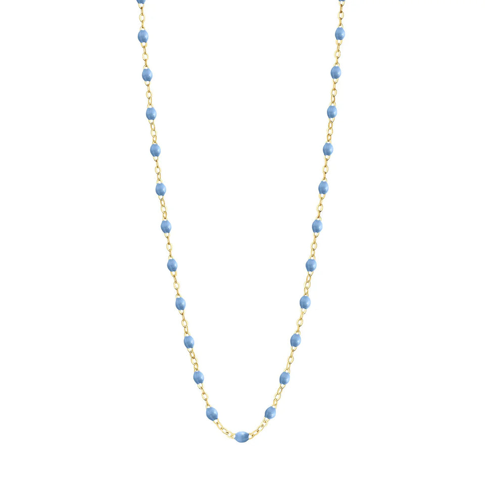 Gigi Clozeau Classic Necklace Sky & Yellow Gold