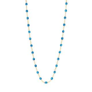 Gigi Clozeau Classic Necklace Azur & Yellow Gold