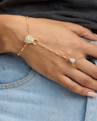 Melinda Maria Jaguar Hand Chain