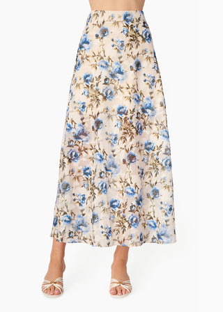 Cami NYC Jayna Burnout Chiffon Skirt Daydream