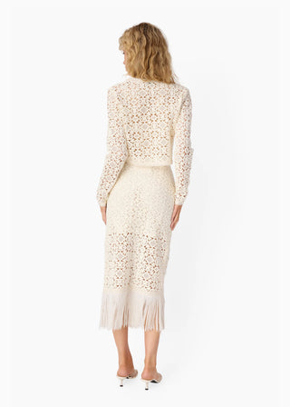 Cami NYC Kayseri Crochet Cardigan Ceramic