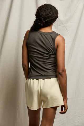 Perfect White Tee Khara Crisy U Neck Tank Vintage Black