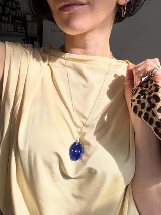 EF Collection Lapis Aura Necklace