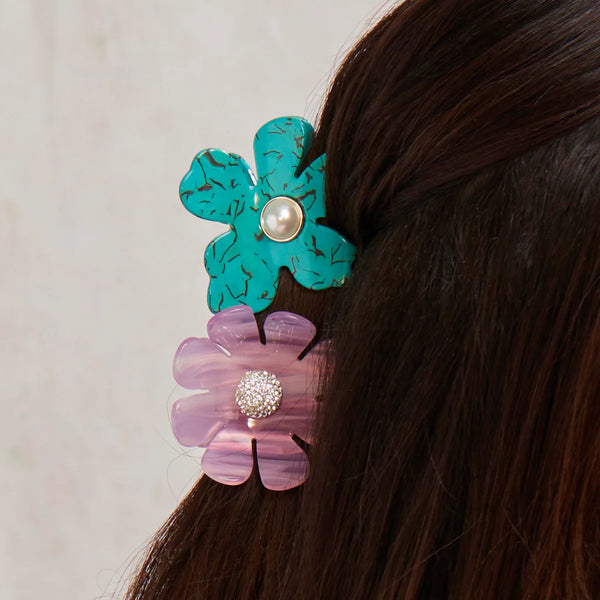 Lele Sadoughi French Rose Sunflower Claw Clip – House of 29 display picture 2