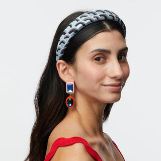 Lele Sadoughi Cloudy Sky Alice Poseidon Headband
