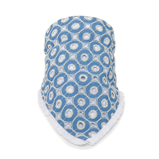 Lele Sadoughi Denim Eyelet Jackie Hankerchief Headband