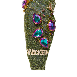 Lele Sadoughi x Wicked Elphaba Earth Knotted Crystal Shimmer Headband