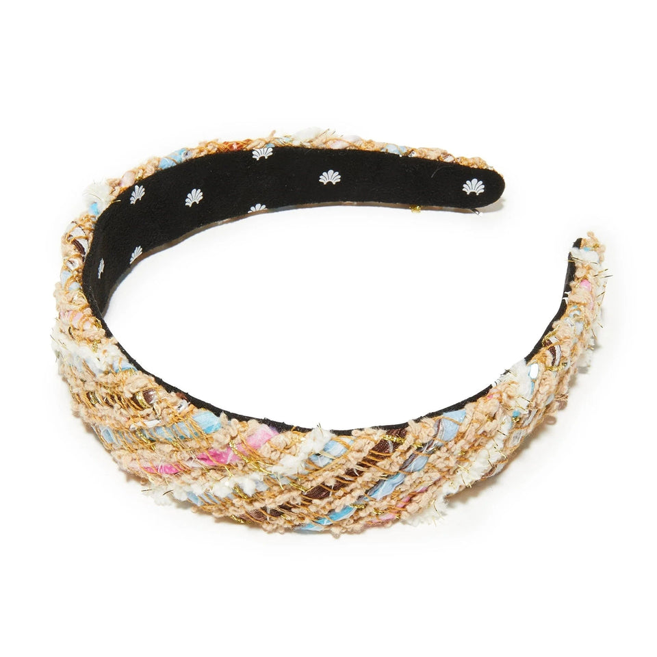 Lele Sadoughi Playa Stripe Tweed Bessette Headband