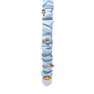 Lele Sadoughi Powder Blue Jessie Flower Headband