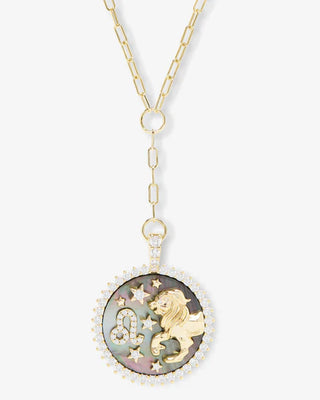 Melinda Maria Zodiac Medallion Necklace