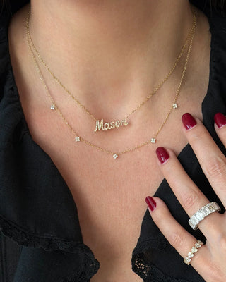 EF Collection 5 Diamond Fleur Necklace