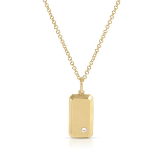 ef collection birthstone dog tag necklace