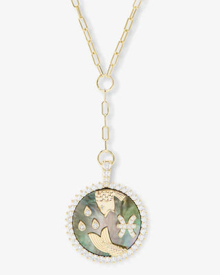 Melinda Maria Zodiac Medallion Necklace