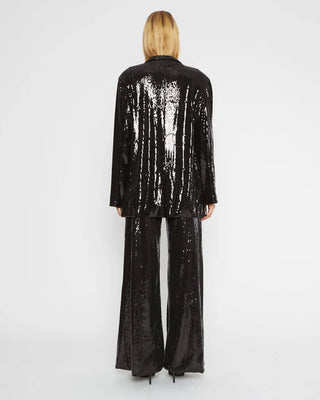 Ripley Rader Black Sequin Oversized Blazer