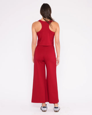 ripley rader red ponte knit tank top back view