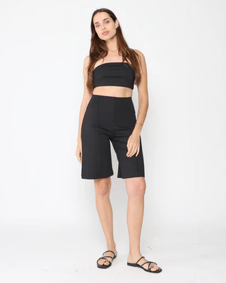Ripley Rader Black Ponte Knit Shorts