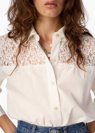 Cami NYC Silas Cotton Poplin Top Macadamia