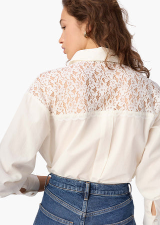 Cami NYC Silas Cotton Poplin Top Macadamia