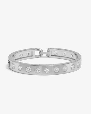 Melinda Maria Ashley Rodeo Lock Cuff 9mm with White Diamondettes
