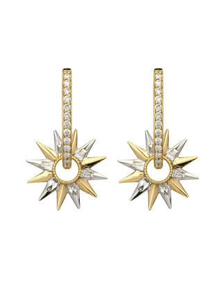 Three Stories Open Starburst Baguette Charms