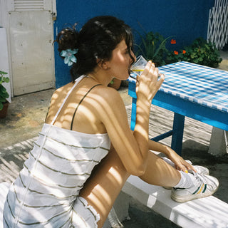 Emi Jay Big Super Bloom Clip in Mint Pearl