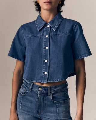 Le Jean Short Sleeve Swing Shirt