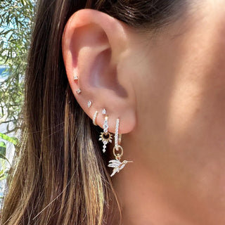 Three Stories Small Diamond Love Explosion Charm