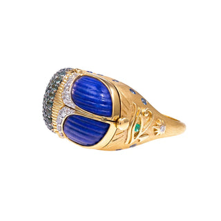 Three Stories Sacred Scarab Poison Ring