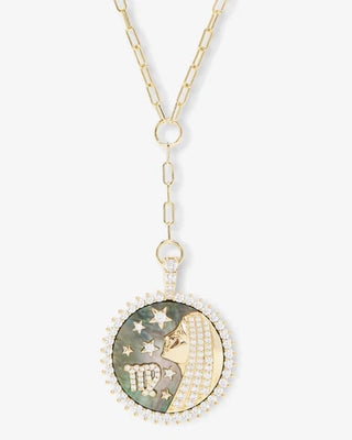 Melinda Maria Zodiac Medallion Necklace