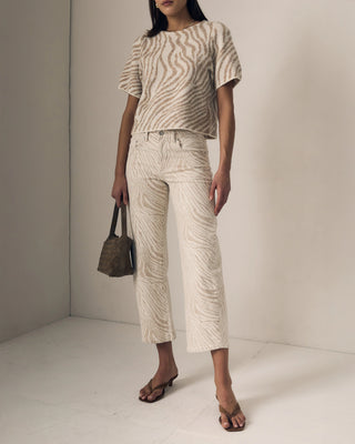 le jean nomad ankle zebra