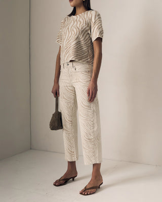 le jean nomad ankle zebra