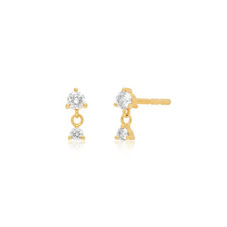 ef collection, ef collection jewelry, ef collection earring, ef collection ring, ef collection diamond huggies, ef collection sale, ef collection bracelet, ef collection necklace, ef collection enamel, ef collection enamel ring, ef jewelry, prong set diamond dangle collection stud