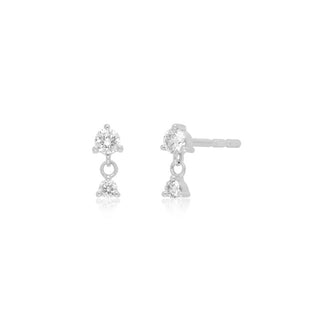 ef collection, ef collection jewelry, ef collection earring, ef collection ring, ef collection diamond huggies, ef collection sale, ef collection bracelet, ef collection necklace, ef collection enamel, ef collection enamel ring, ef jewelry, prong set diamond dangle collection stud