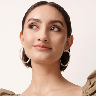 "lele sadoughi freshwater pearl medium hoop" "lele sadoughi pearl hoops" "lele sadoughi pearl hoop earrings" "lele sadoughi pearl huggies" "lele sadoughi pearl earrings" "lele sadoughi pearl necklace"