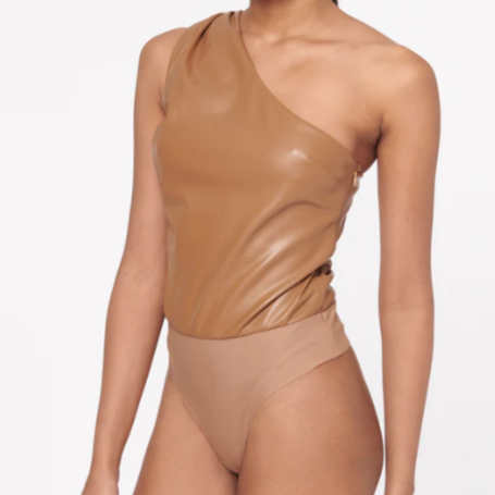Cami NYC Chrissa Vegan Leather Bodysuit – House of 29