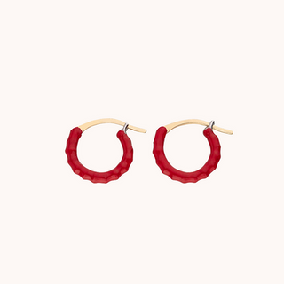 "gaya red enamel hoops" "gold hoop earrings" "gaya earrings" "black hoop earrings" "tiny hoop earrings" "thick gold hoops" "rose gold hoop earrings"