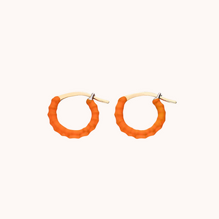 "gaya orange enamel hoops" "gold hoop earrings" "gaya earrings" "black hoop earrings" "tiny hoop earrings" "thick gold hoops" "rose gold hoop earrings"