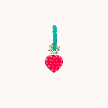 "gaya mini heart earring enamelled charm pink" "gold heart necklace" "heart charm" "women earrings" "fun earrings" "gold dangle earrings"