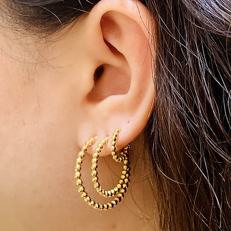 "gaya zelie mini hoops pair 18k gold" "tiny hoop earrings" "thick gold hoops" "black hoop earrings" "white gold hoop earrings"