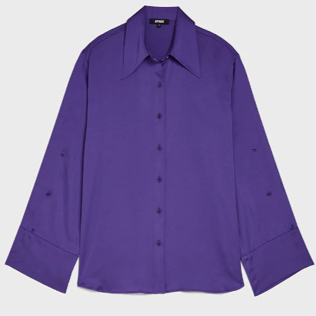 "apparis kathy top electric purple" "apparis tops" "apparis clothing" "white fur jacket" "womens fur coat" "real fur coat"