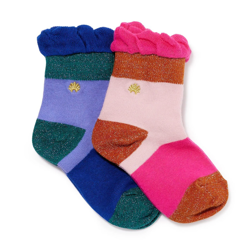 "Lele Sadoughi Electric Rainbow Set of 2 Confetti Kids Socks" "lele sadoughi socks" "best socks without elastic" "best heat retaining socks" "how to stop losing socks" "lele lele meaning"