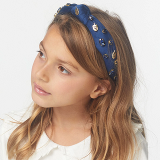 "lele sadoughi kids crystal dreidel knotted headband indigo" "lele sadoughi headband" "lele sadoughi sale headband" "lele sadoughi shell headband" "lele sadoughi jeweled headband" "lele sadoughi pearl headband" "lele sadoughi holiday headband"