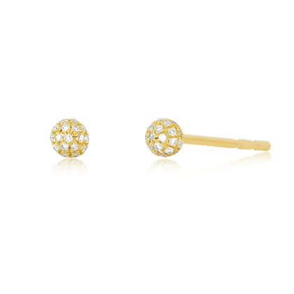 ef collection disco ball stud earring