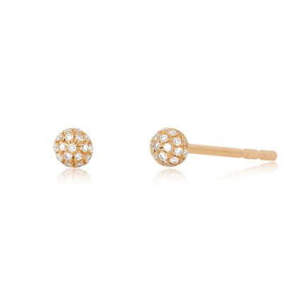 Disco ball 2025 stud earrings